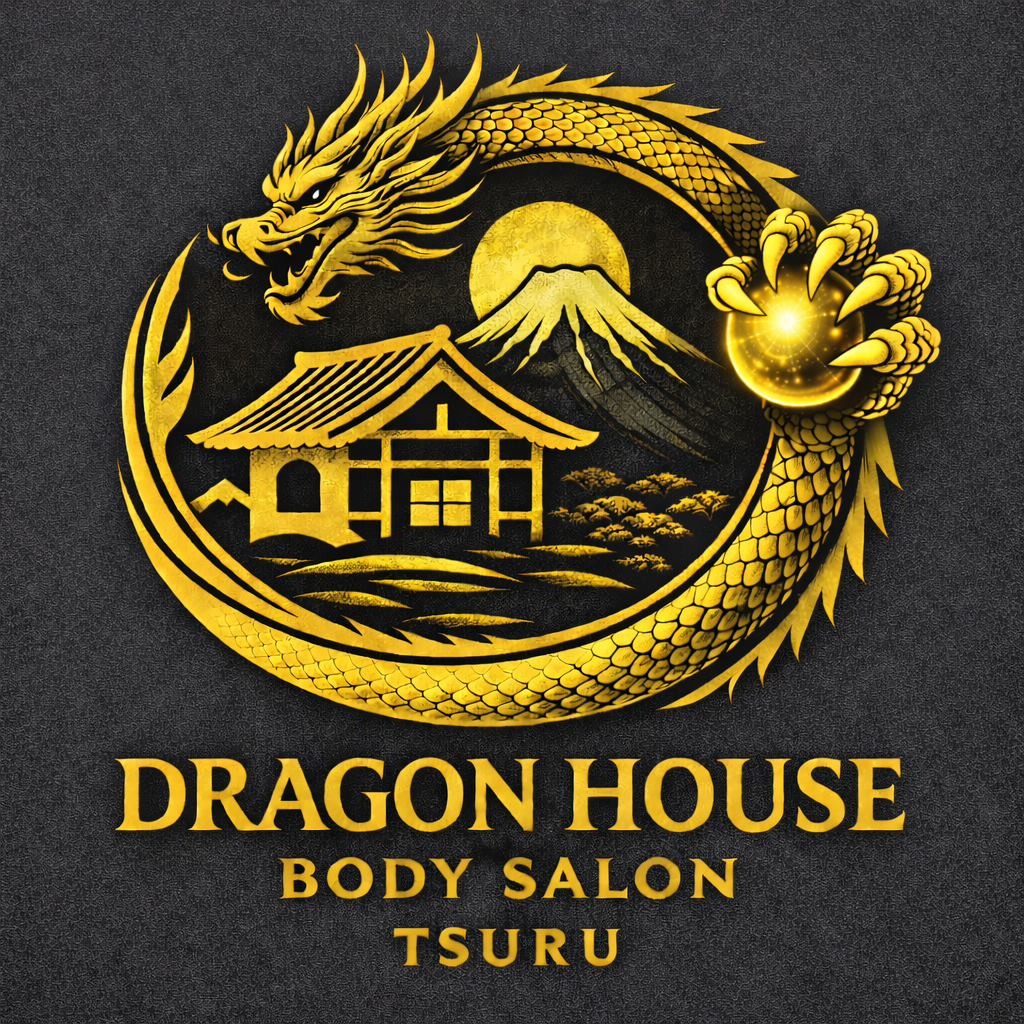 DRAGON HOUSE BODY SALON TSURU ロゴ